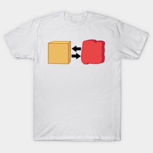 Wow, It's Strange That Blocky & Woody Swap Places Today. T-Shirt